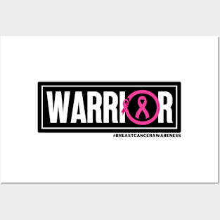 Warrior - Breast cancer awareness Posters and Art